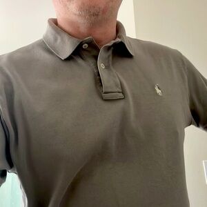 Grey Polo Ralph Lauren shirt Medium